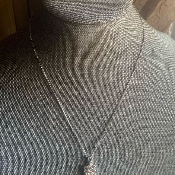 Mini Dog Tag CZ 316LSS Necklace - Picture 2 of 3